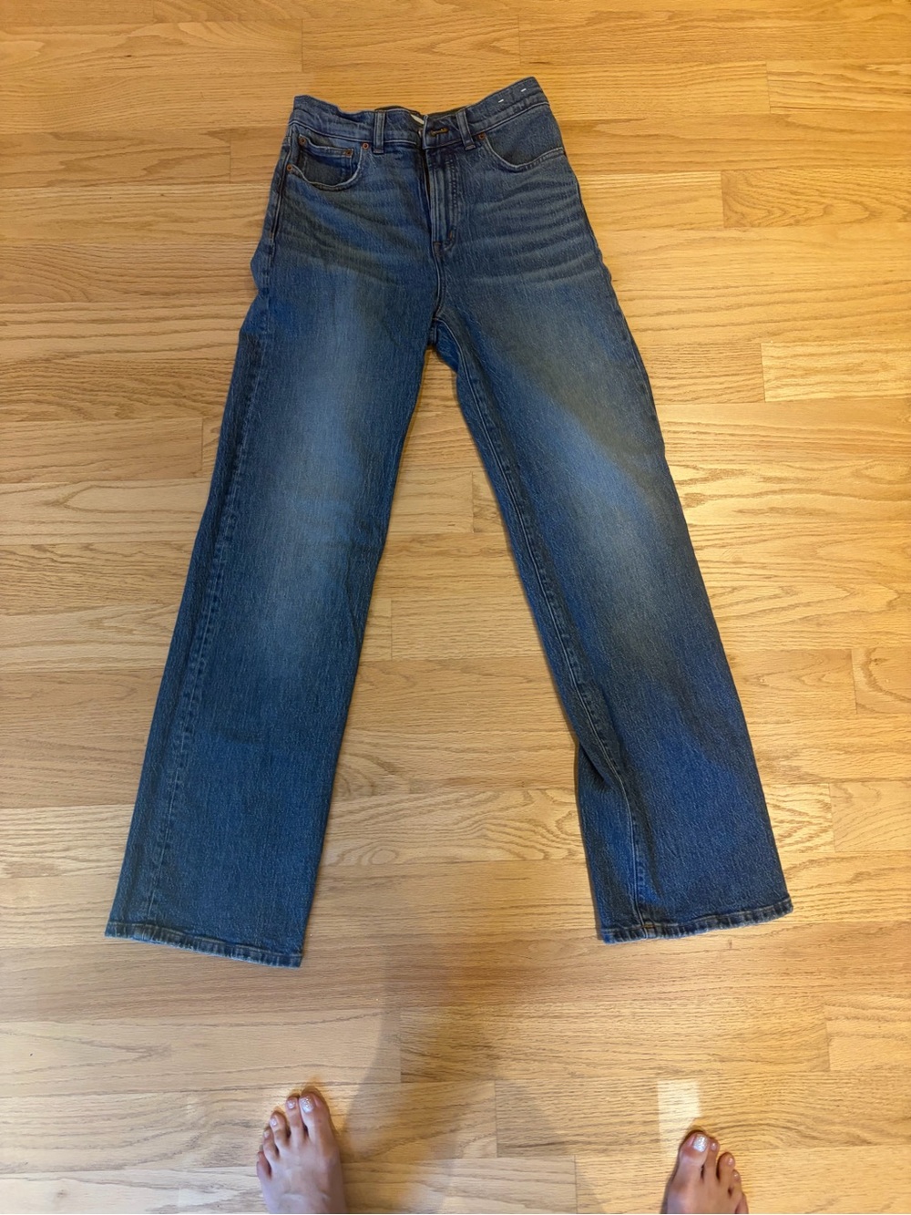 Madewell perfect vintage wide leg jeans